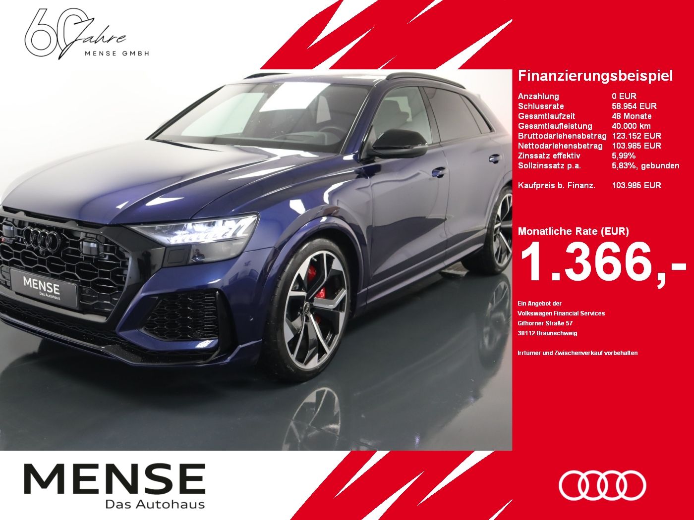 Audi RS Q8 quattro tiptronic |Matrix|Luft|Keramik|ACC