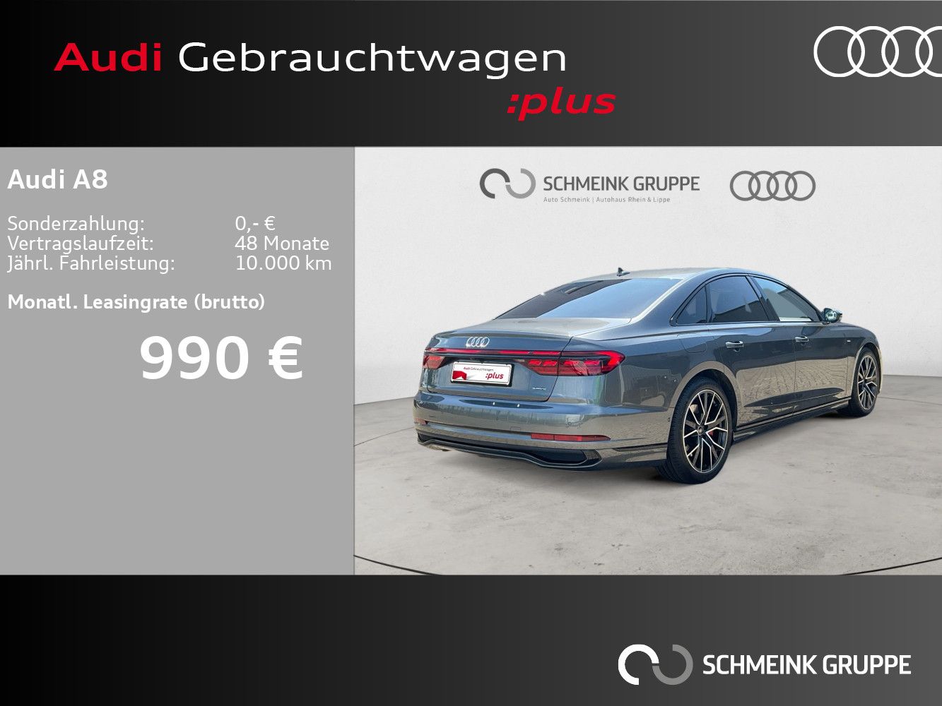 Audi A8 60 TFSI e quattro tiptronic 2x S line PANO