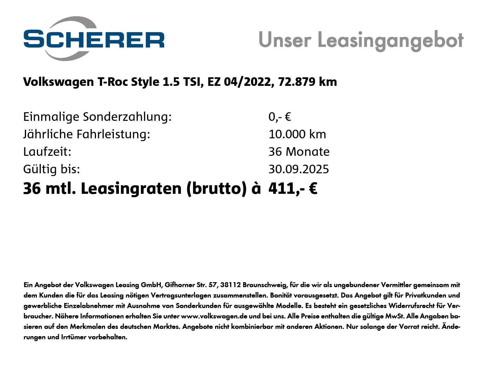 Volkswagen T-Roc Style 1.5 TSI DSG - Samsaru's Car Outlet