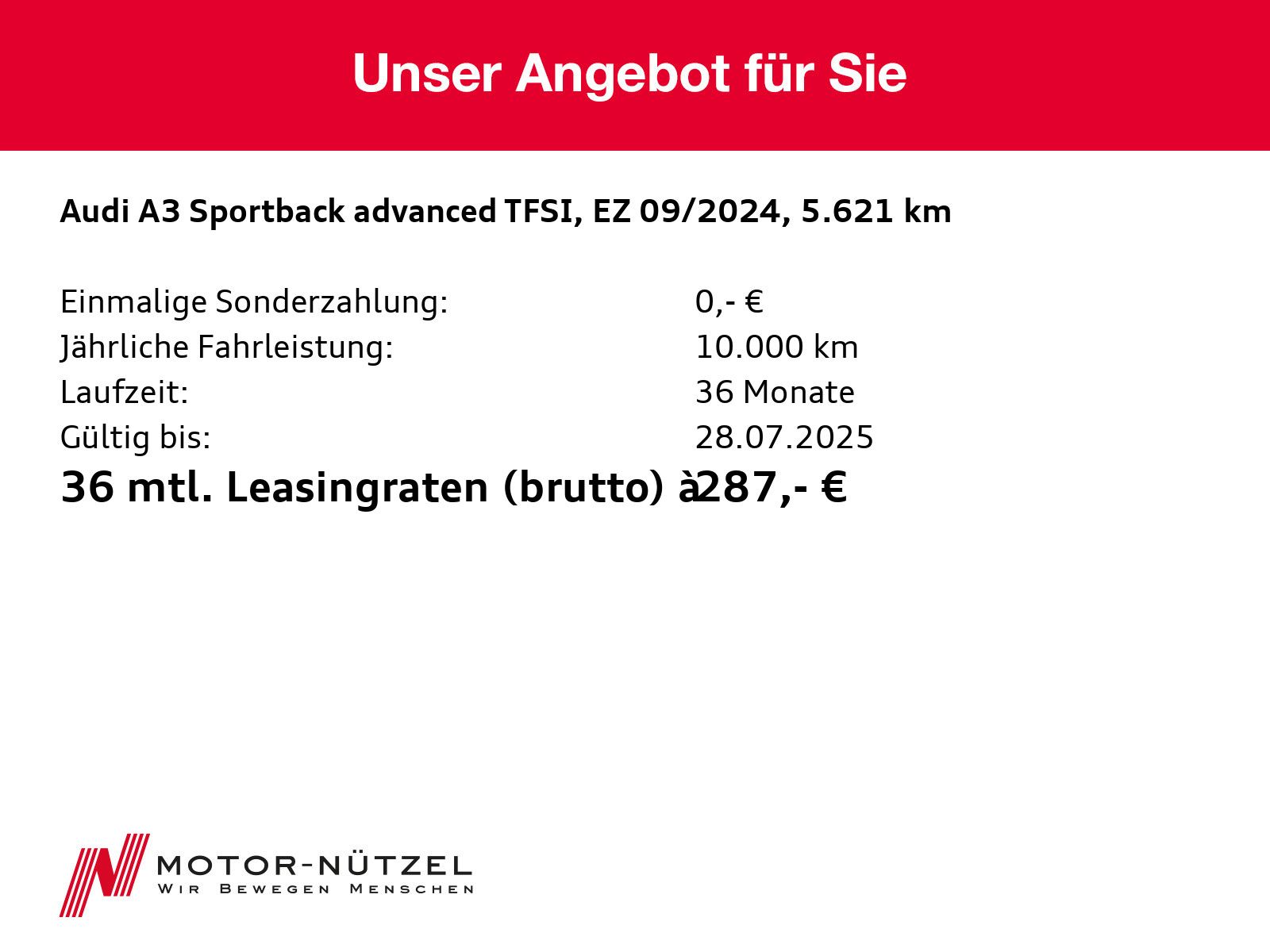 Audi A3 Sportback 35 TFSI S-TR ADVANCED - Samsaru's Car Outlet
