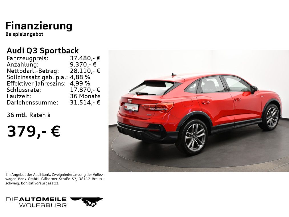 Audi Q3 Sportback 2.0 TFSI S-tronic quattro - Samsaru's Car Outlet