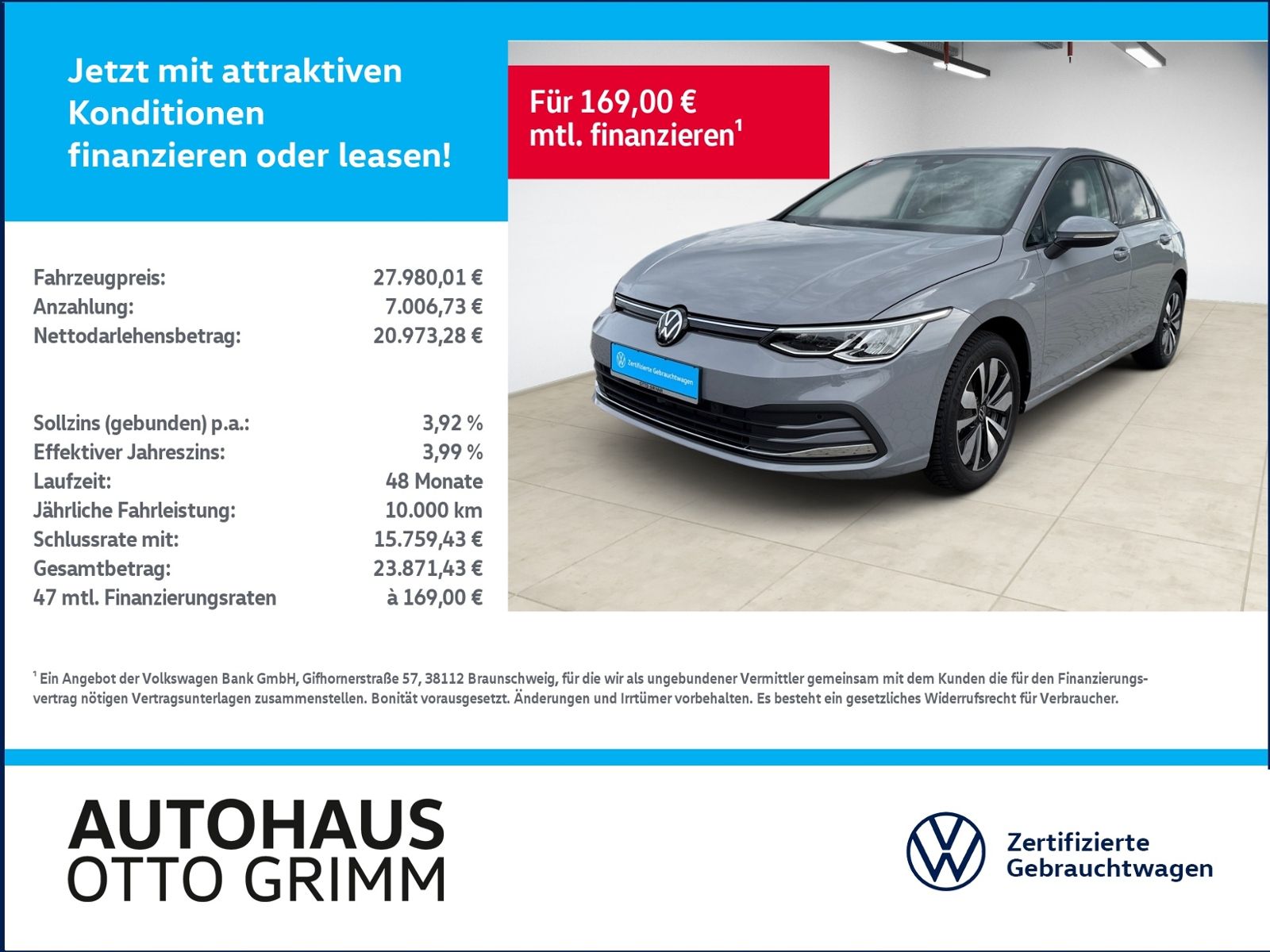 Volkswagen Golf VIII 2.0 TDI Move - Samsaru's Car Outlet