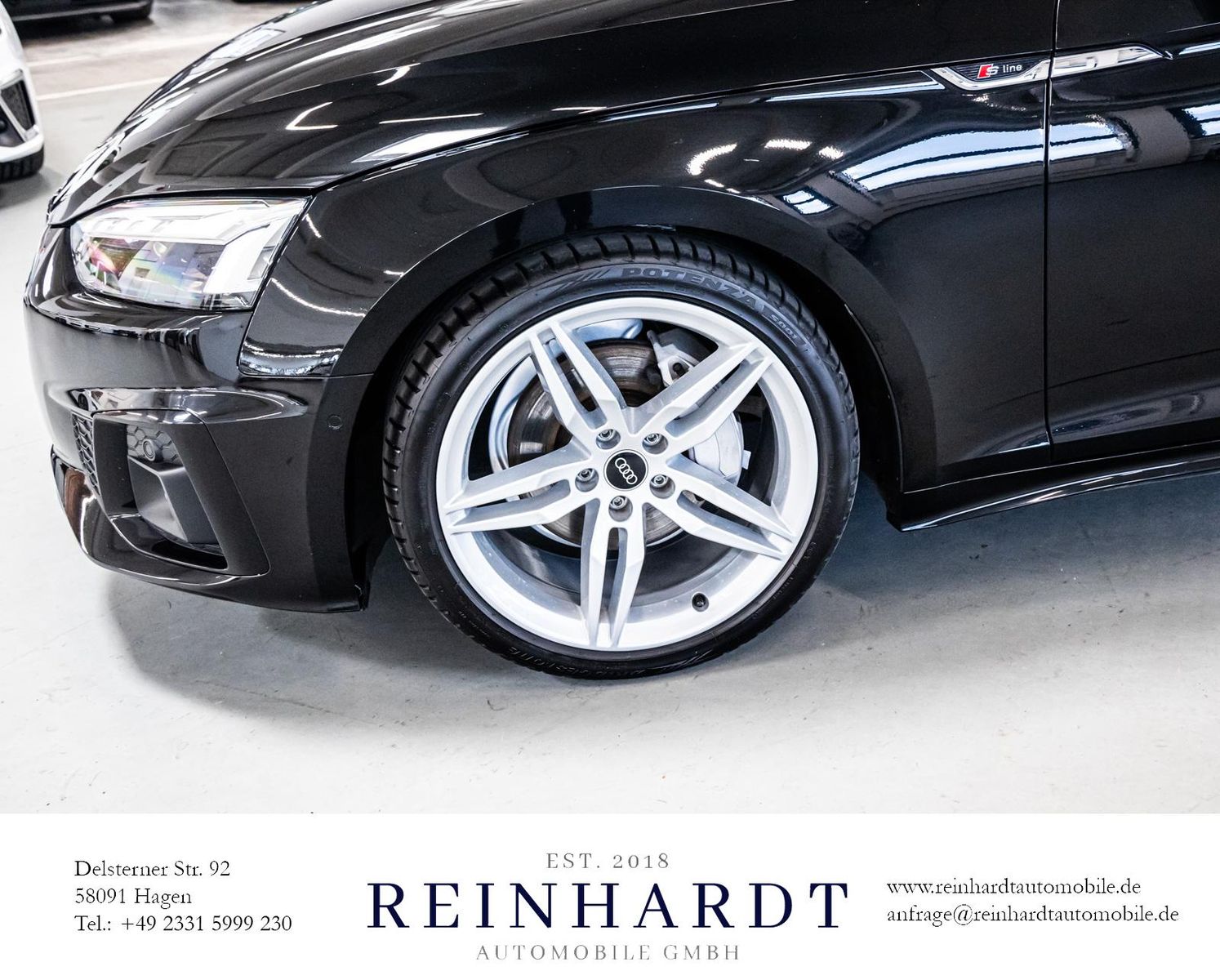 Audi A5 COUPE 40TDi Q S LINE/ALL-BLACK/19Z./ACC/MATRX