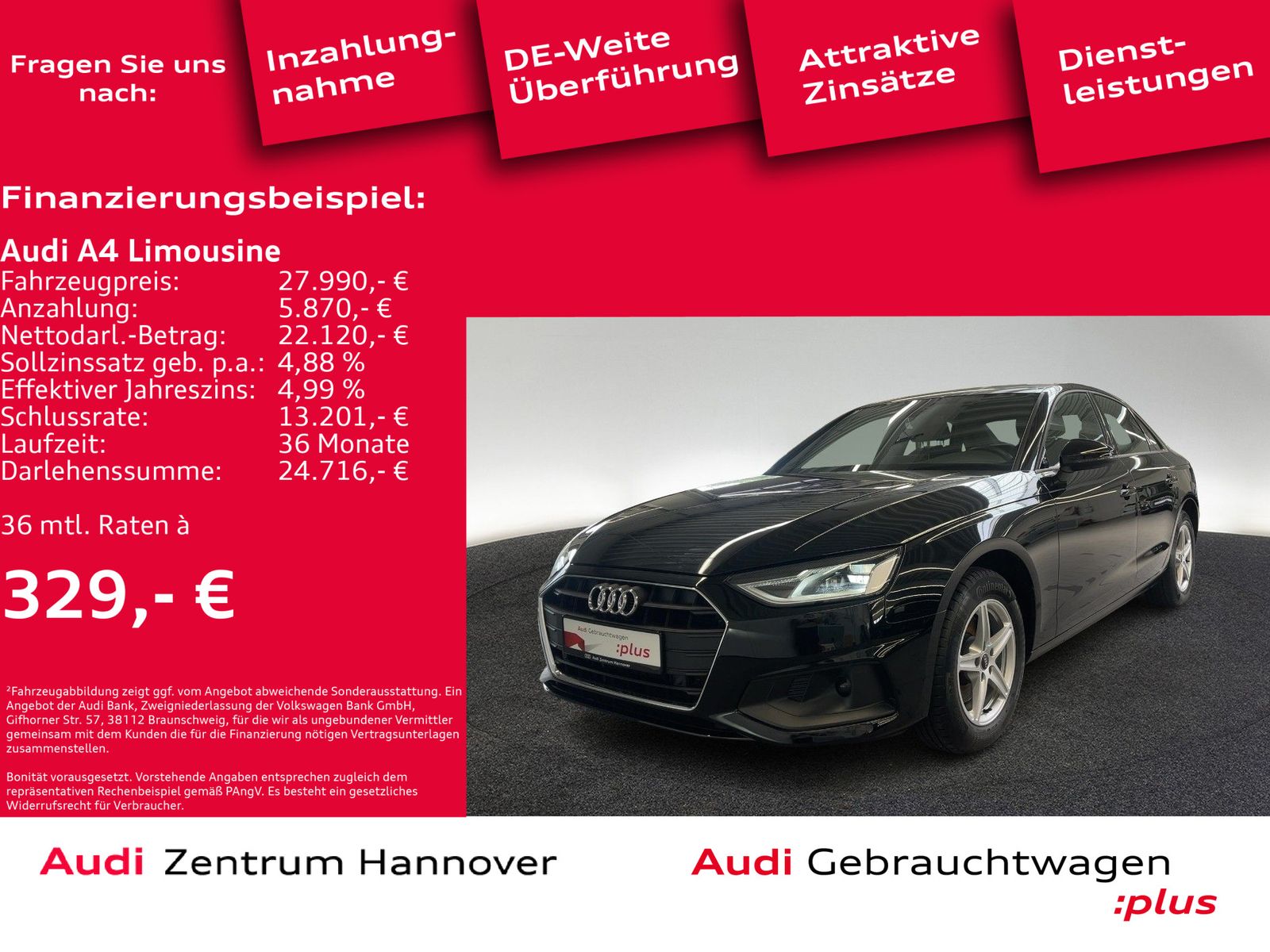 Audi A4 Limousine 35 TDI - Samsaru's Car Outlet
