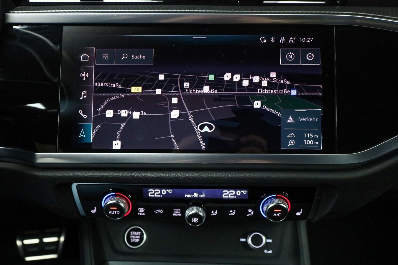 Audi Q3 S line black 45 TFSI qu. Assist, Navi, Sound