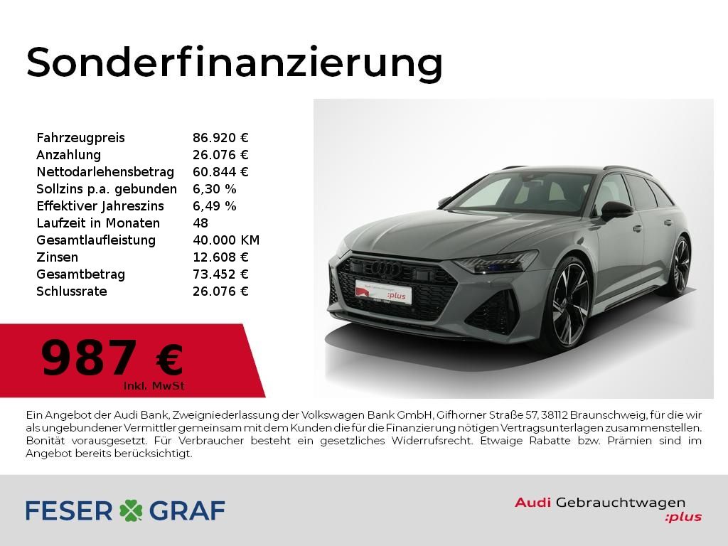 Audi RS6 Avant RS-Dynamikpaket,AHK,HUD,HDMatrix,B&O