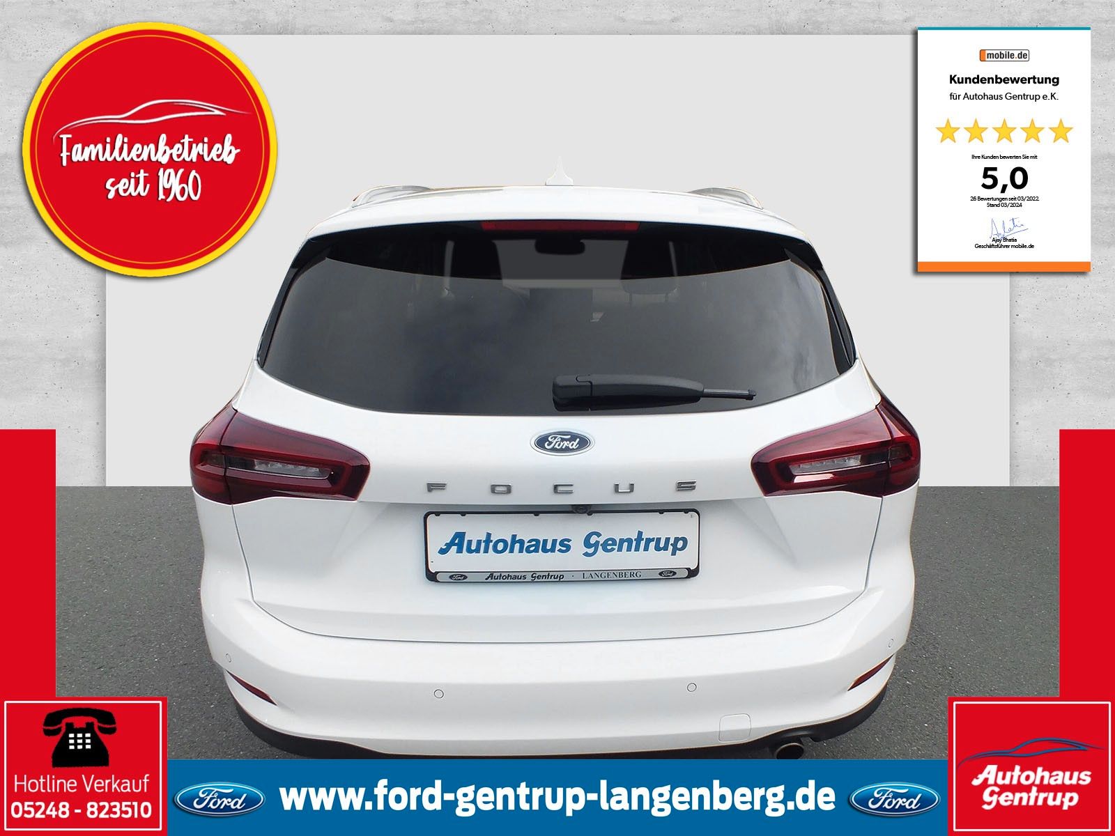 Ford Focus Turnier Titanium Fahrer2/ElKlappe/GJR/-42%
