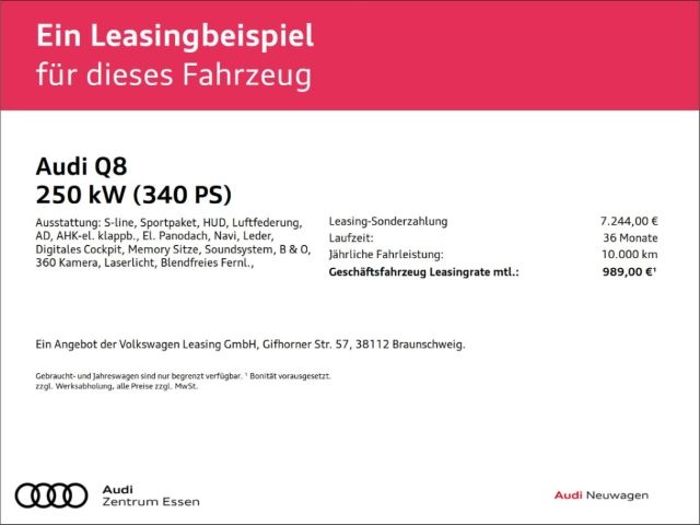 Audi Q8 SUV 55 TFSI E quattro S line - Samsaru's Car Outlet
