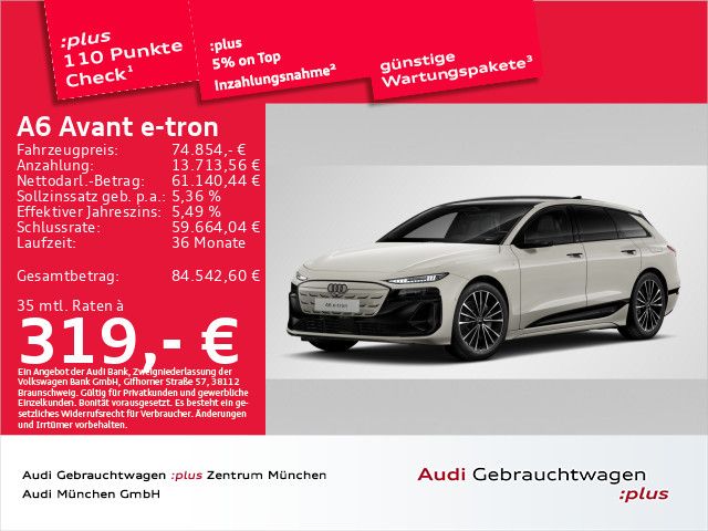 Audi A6 Avant e-tron qu. S line Pano/AHK/Luftfed/B&O