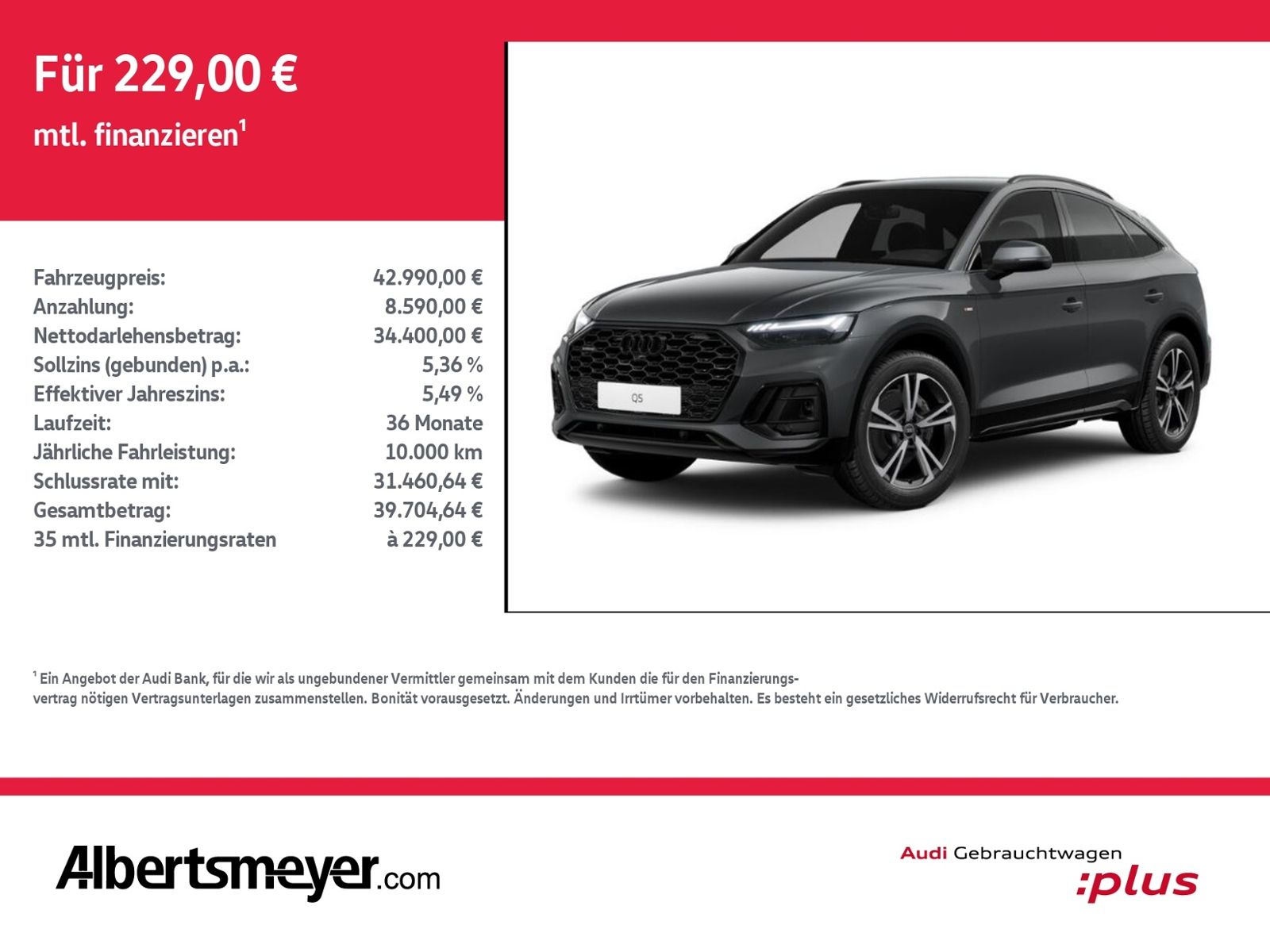 Audi Q5 Sportback 2.0 TDI QUATTRO S-LINE+AHK+STANDH+M