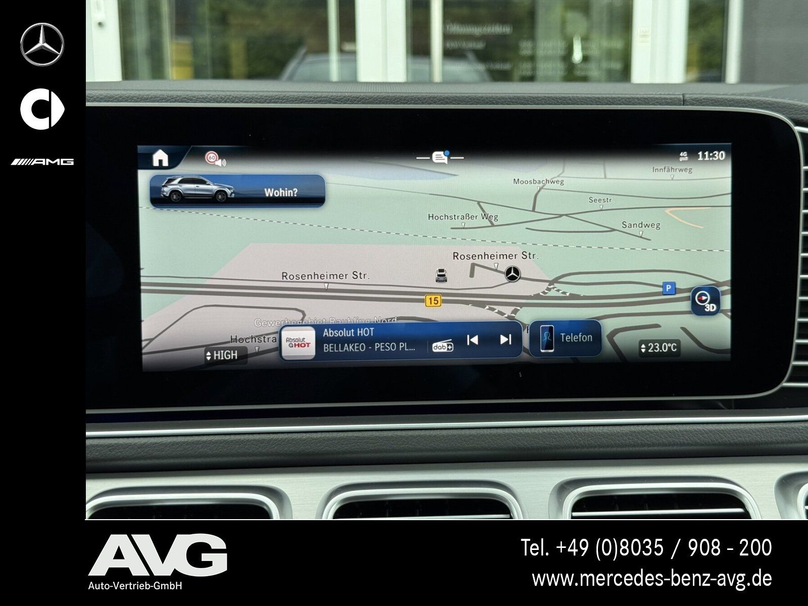 Mercedes-Benz GLE 450 d 4M AMG Pano HuD Stndhzg AHK Air 360°