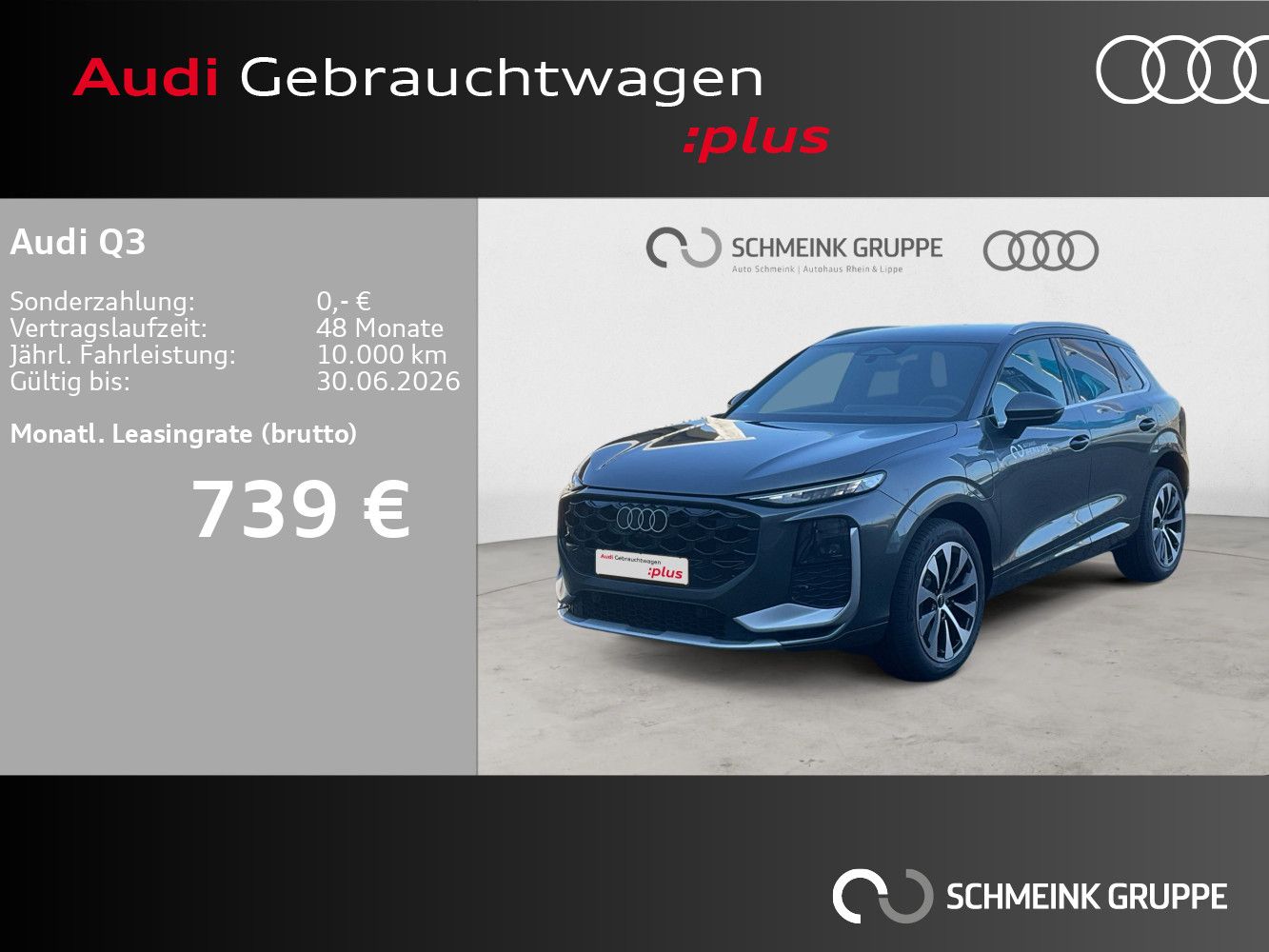 Audi Q3 SUV e-hybrid 2x S line MATRIX AHK HUD SONOS