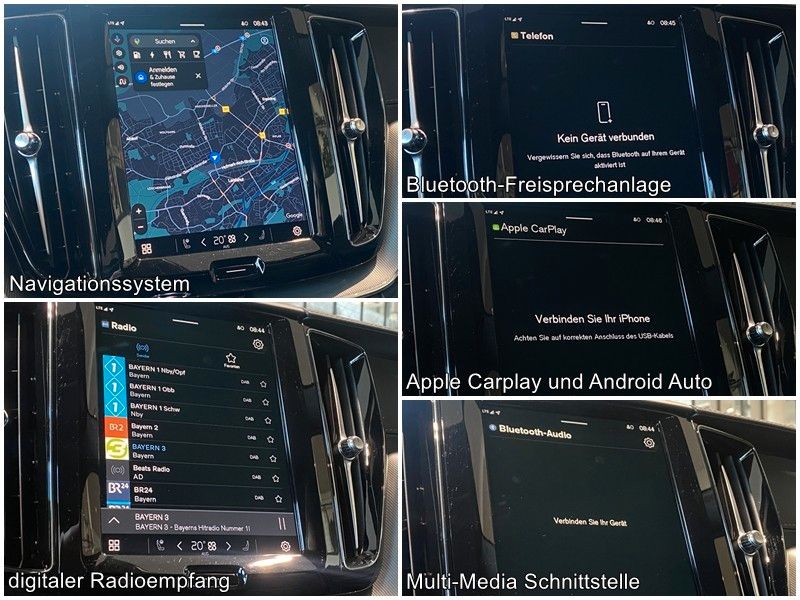 Volvo XC60 T8 AWD Black Ultra Pano HUD H&K ACC AHK 21"