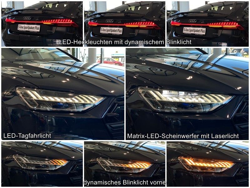 Audi A7 quattro S-line+ ViCo Laser Pano HUD AHK ACC