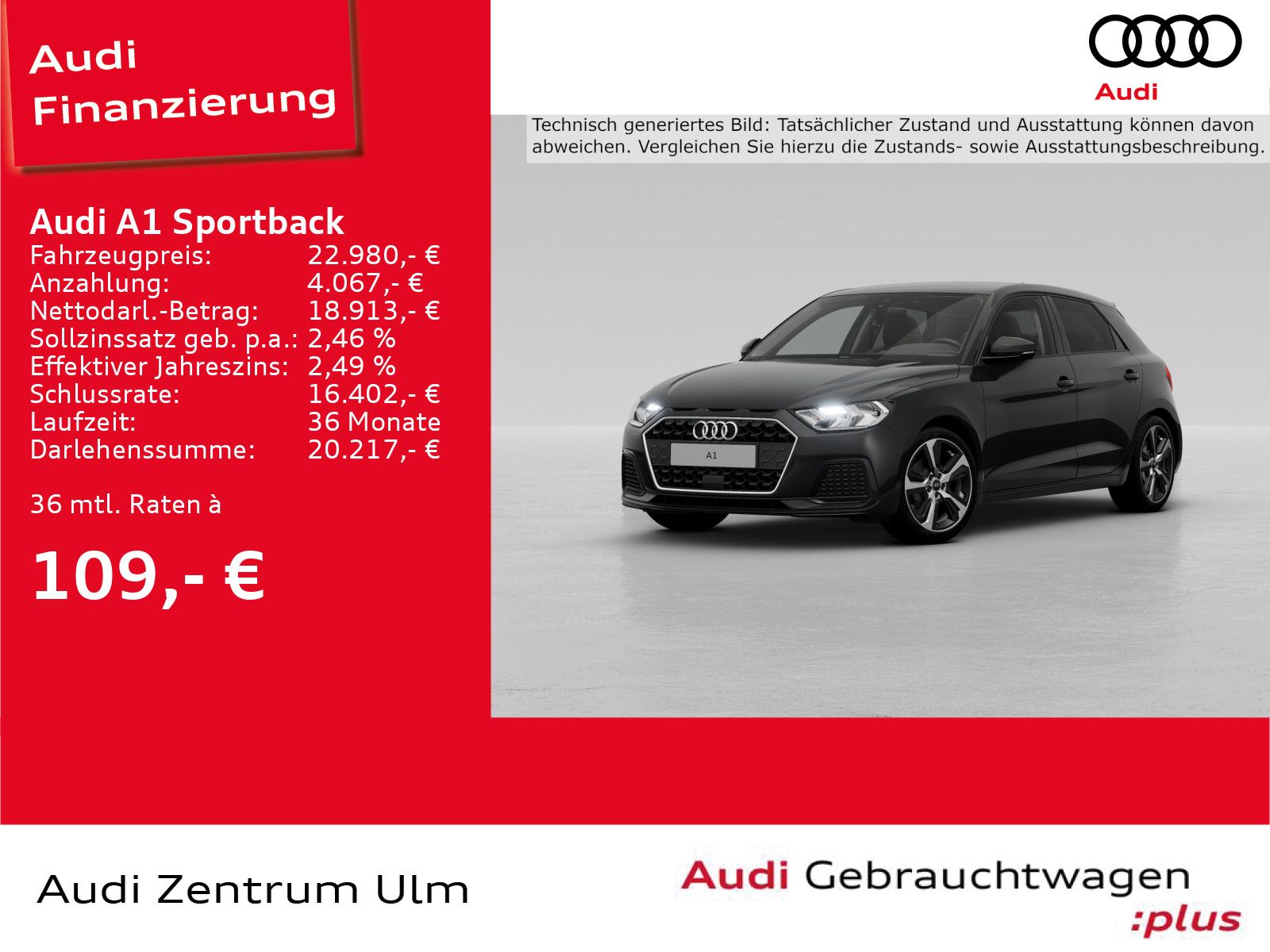Audi A1 Sportback advanced 25 TFSI - Samsaru's Car Outlet