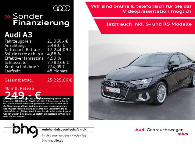 Audi A3 30 TFSI Limousine S tronic advanced