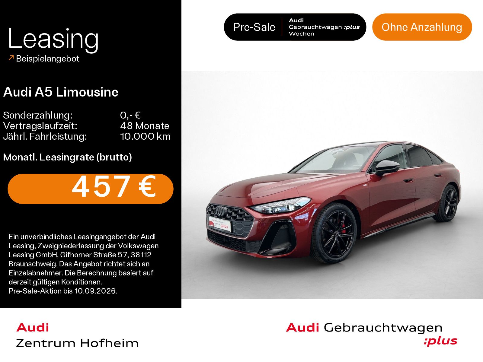 Audi A5 Limousine 40 TFSI qu 2x S line S tro*Pano*Mat