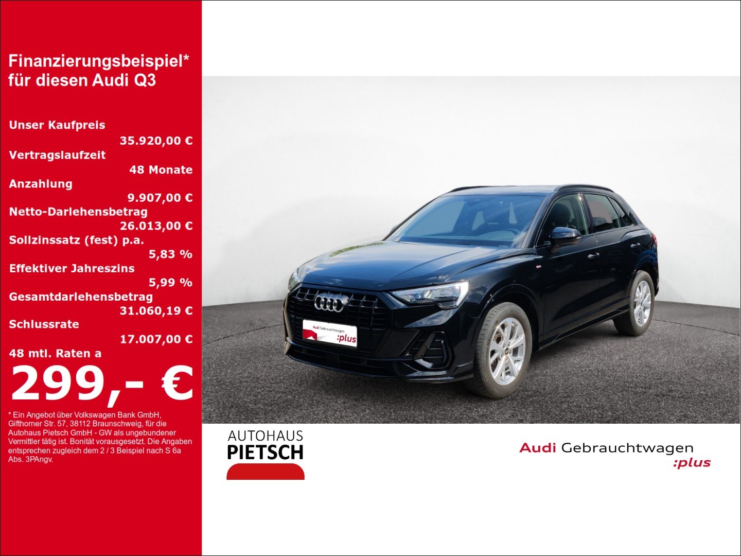 Audi Q3 35 TDI quattro S line - Samsaru's Car Outlet