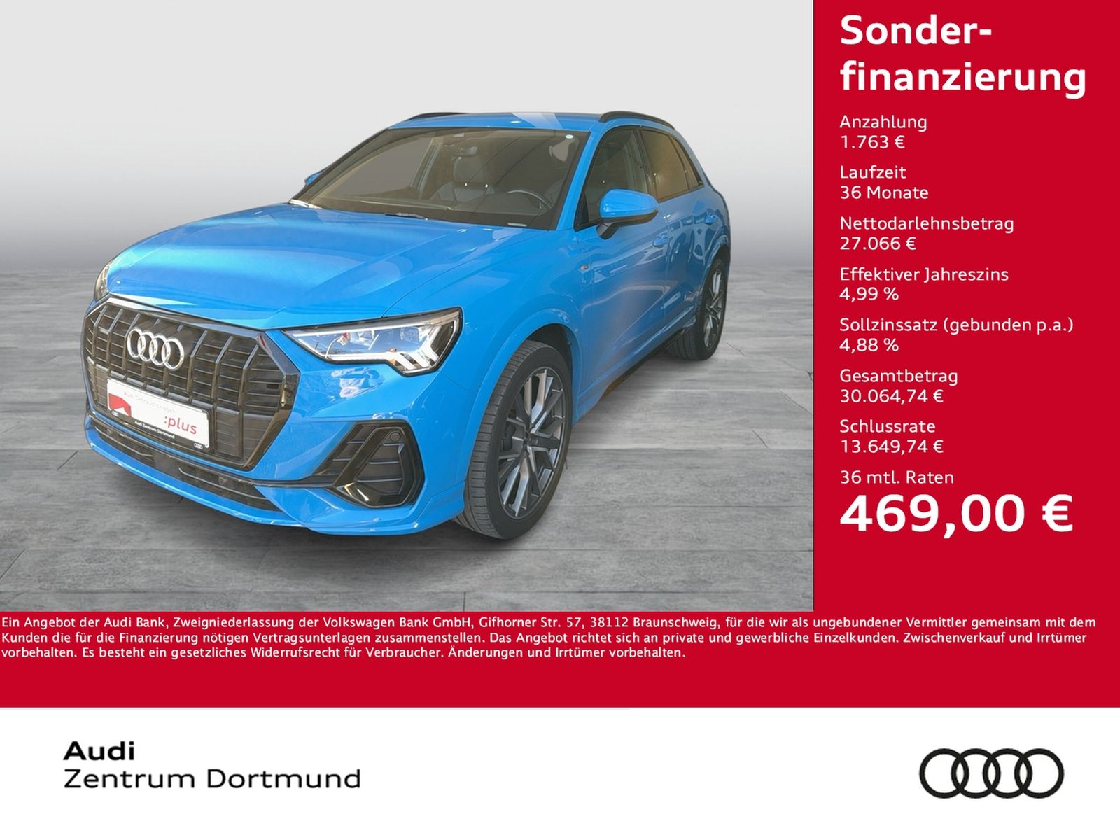 Audi Q3 35 quattro S LINE BLACKPAK AHK ACC LM20 NAVI+