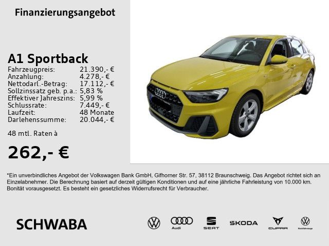 Audi A1 Sportback S line 25 TFSI - Samsaru's Car Outlet