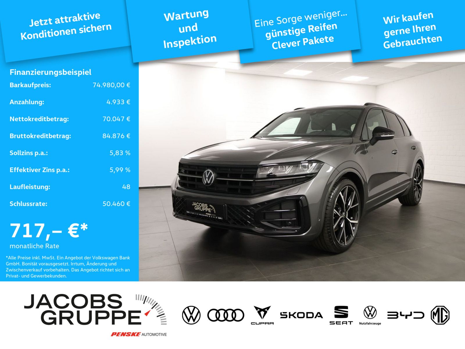 Volkswagen Touareg 3.0 TDI 4M R-Line "Black Style" Navi,Mat