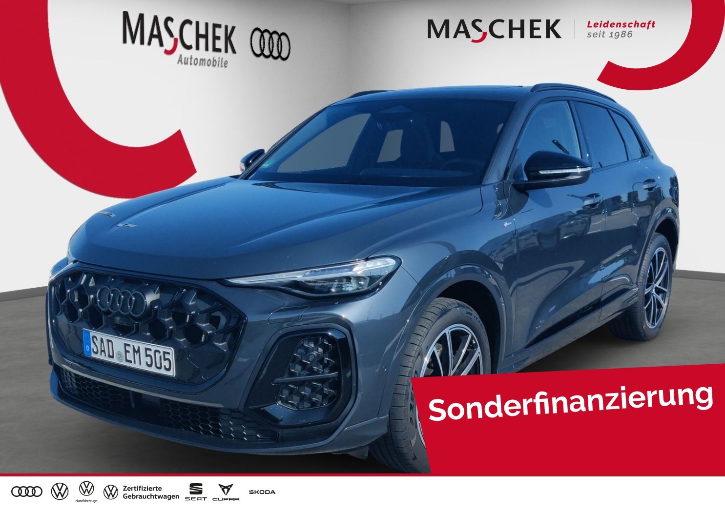 Audi Q5 S-Line 2.0 TDI quattr. AHK Pano TechPlus