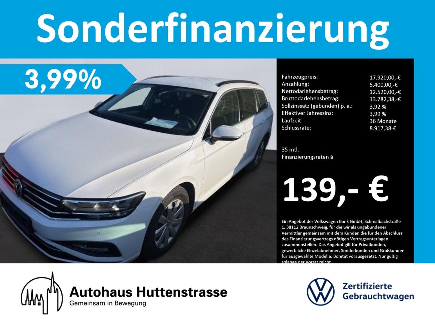Volkswagen Passat Variant 2.0 TDI DSG Business - Samsaru's Car Outlet