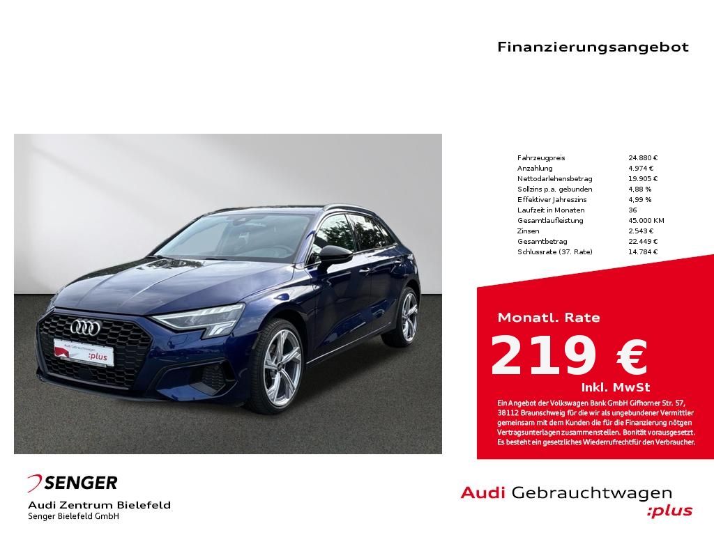 Audi A3 Sportback Advanced 30TDI MMI LED Audi connect