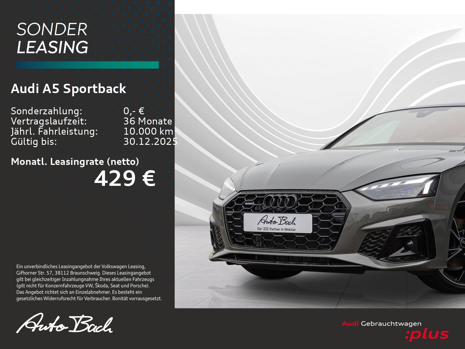 Audi A5 Sportback S line 40TDI quattro competition ed