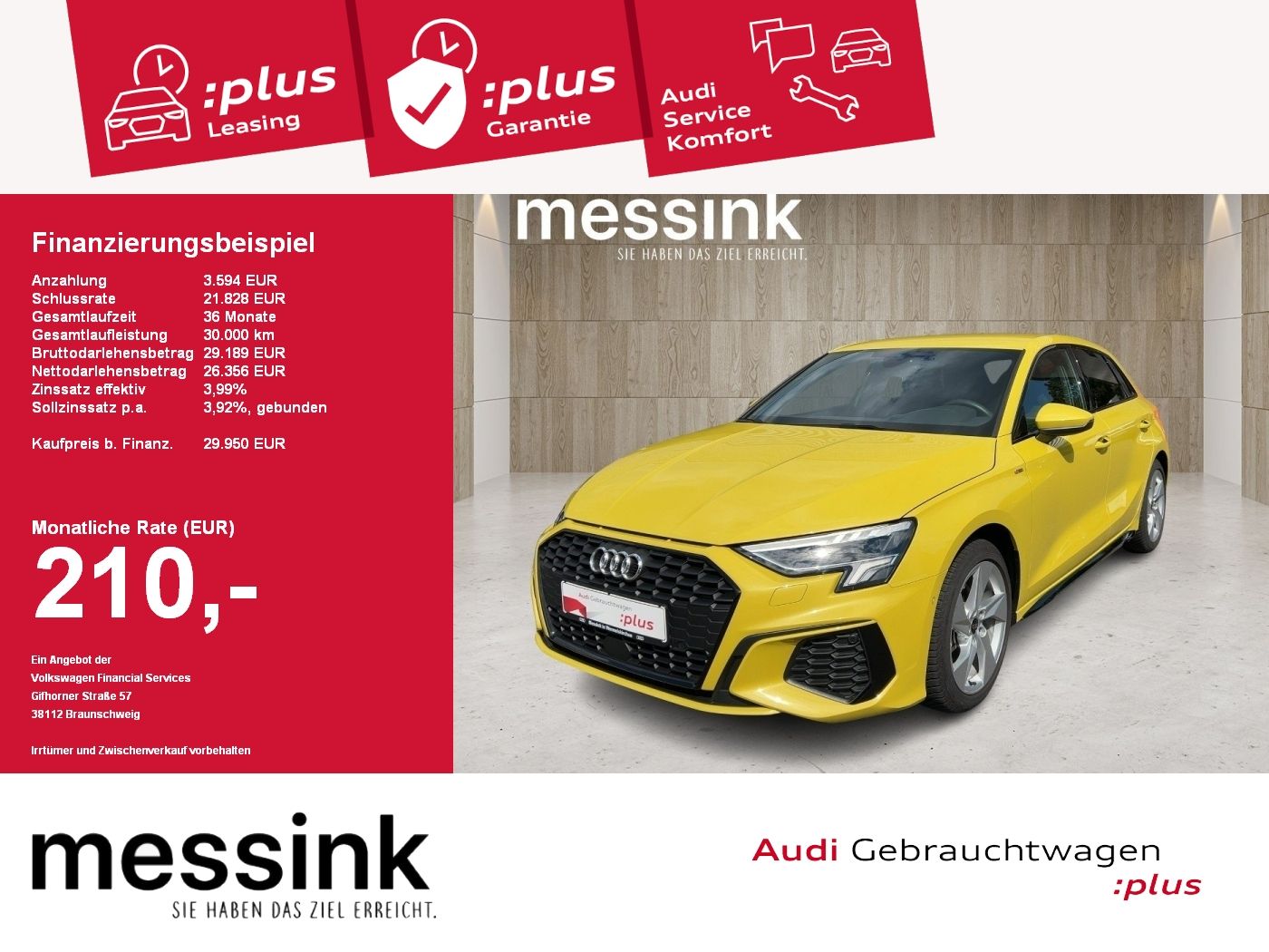 Audi A3 Sportback 35 TFSI S-Line *LED*SHZ*2-Zonen*Nav