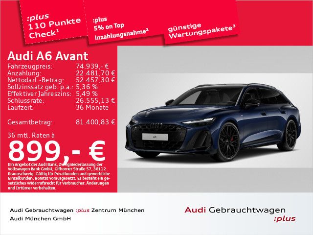 Audi A6 Avant TFSI qu.S tronic S line EditionOne Pano