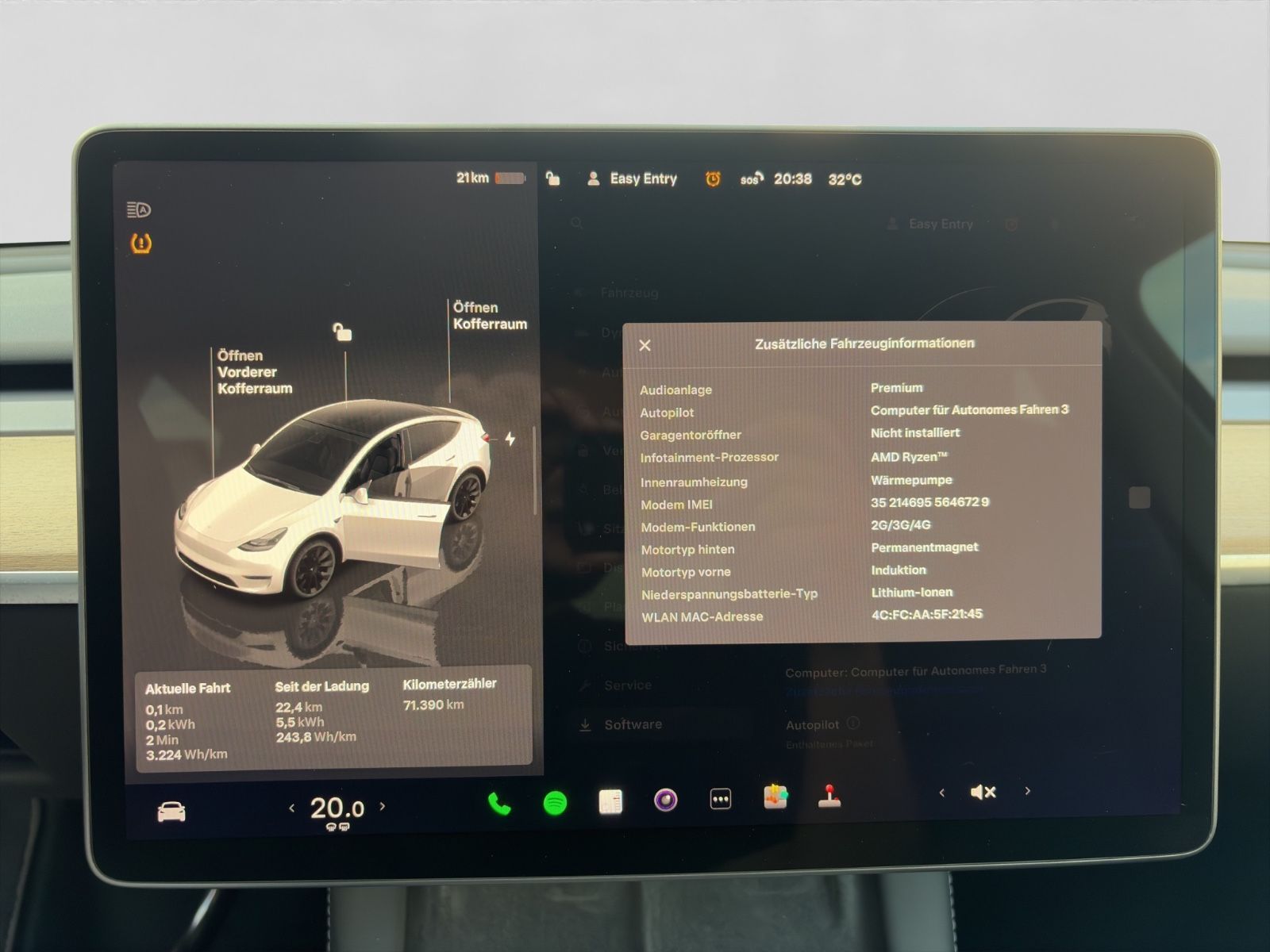 Tesla Model Y Long Range Dual AWD *Shanghai*1.Hand*