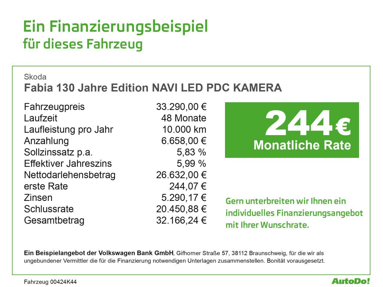 Skoda Fabia 130 Jahre Edition NAVI LED PDC KAMERA