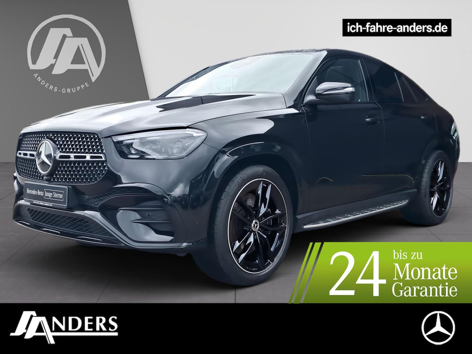 Mercedes-Benz GLE 450 d 4M Coupé AMG+Night+Burmester+360°+AHK