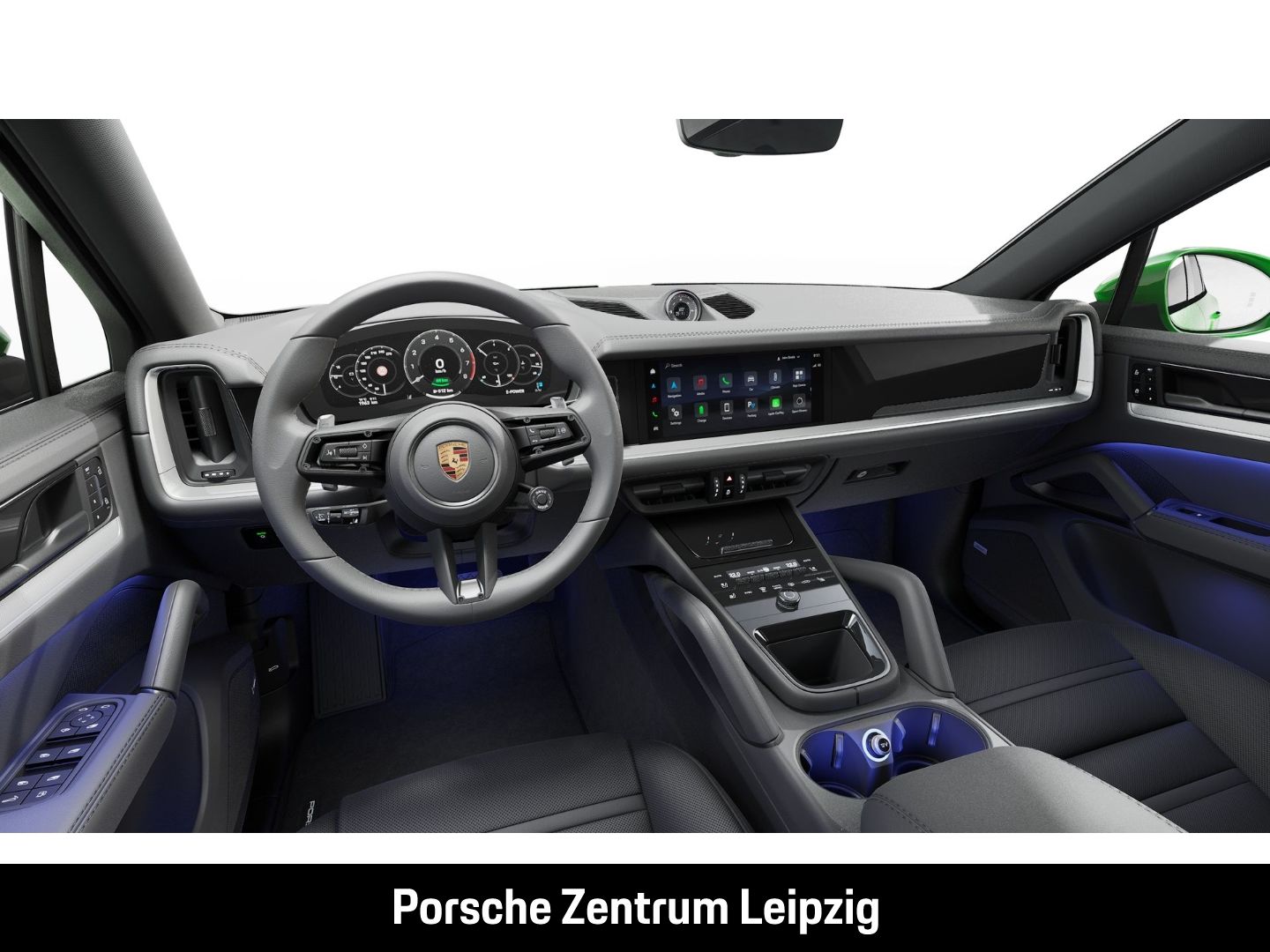 Porsche Cayenne E-Hybrid Coupe FnW Javagrün Massage Head