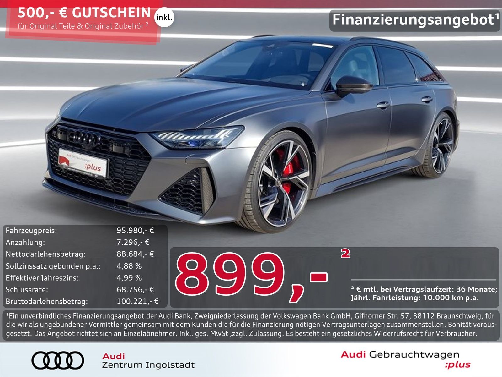 Audi RS6 Avant LASER Keramik Carbon 305km/h NP:178T