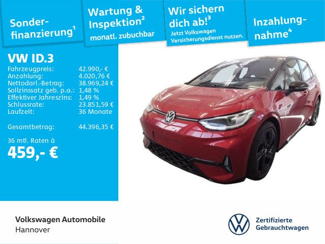 Volkswagen ID.3 GTX Navi AHK-Fahrrad LED-Matrix Kamera WP H