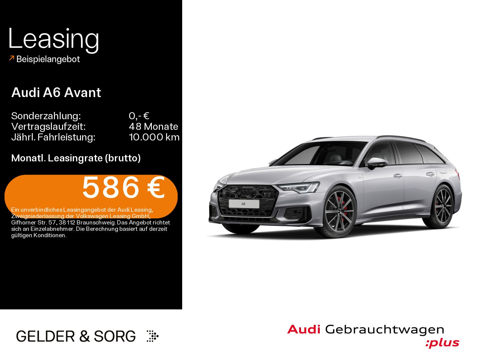 Audi A6 Avant 55 TFSIe qu. S line 63km/WLTP*HuD*360 