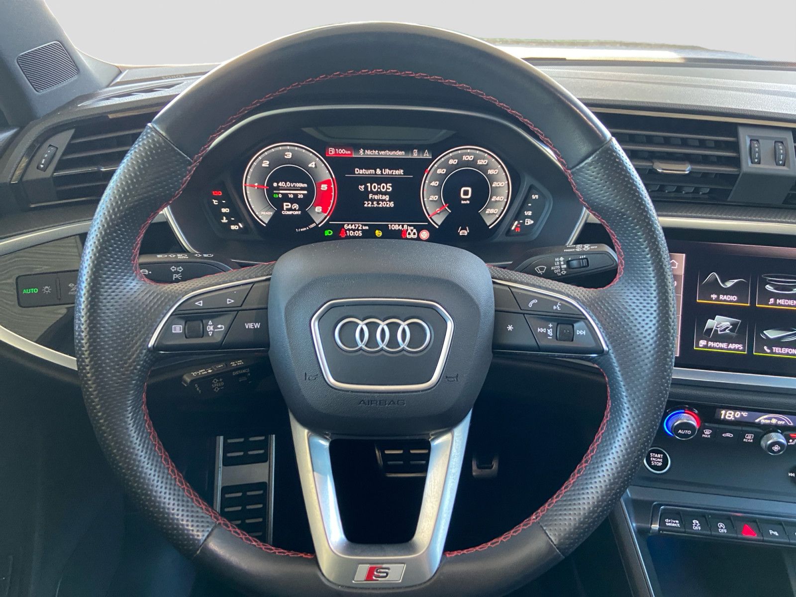 Audi Q3 40TDI quattro S-trc S-Line 360  Matrix AHK Ca