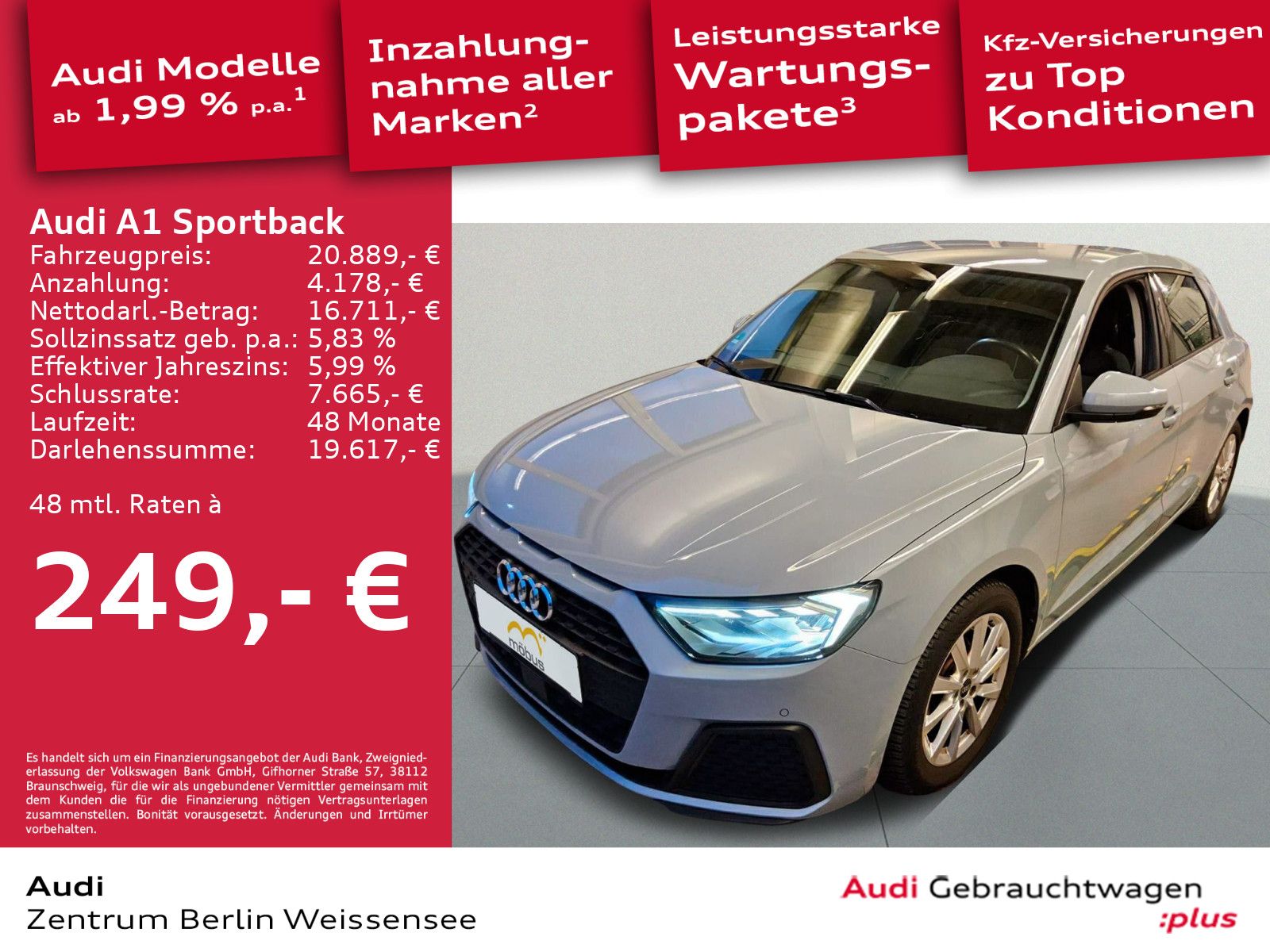 Audi A1 Sportback 25 TFSI - Samsaru's Car Outlet