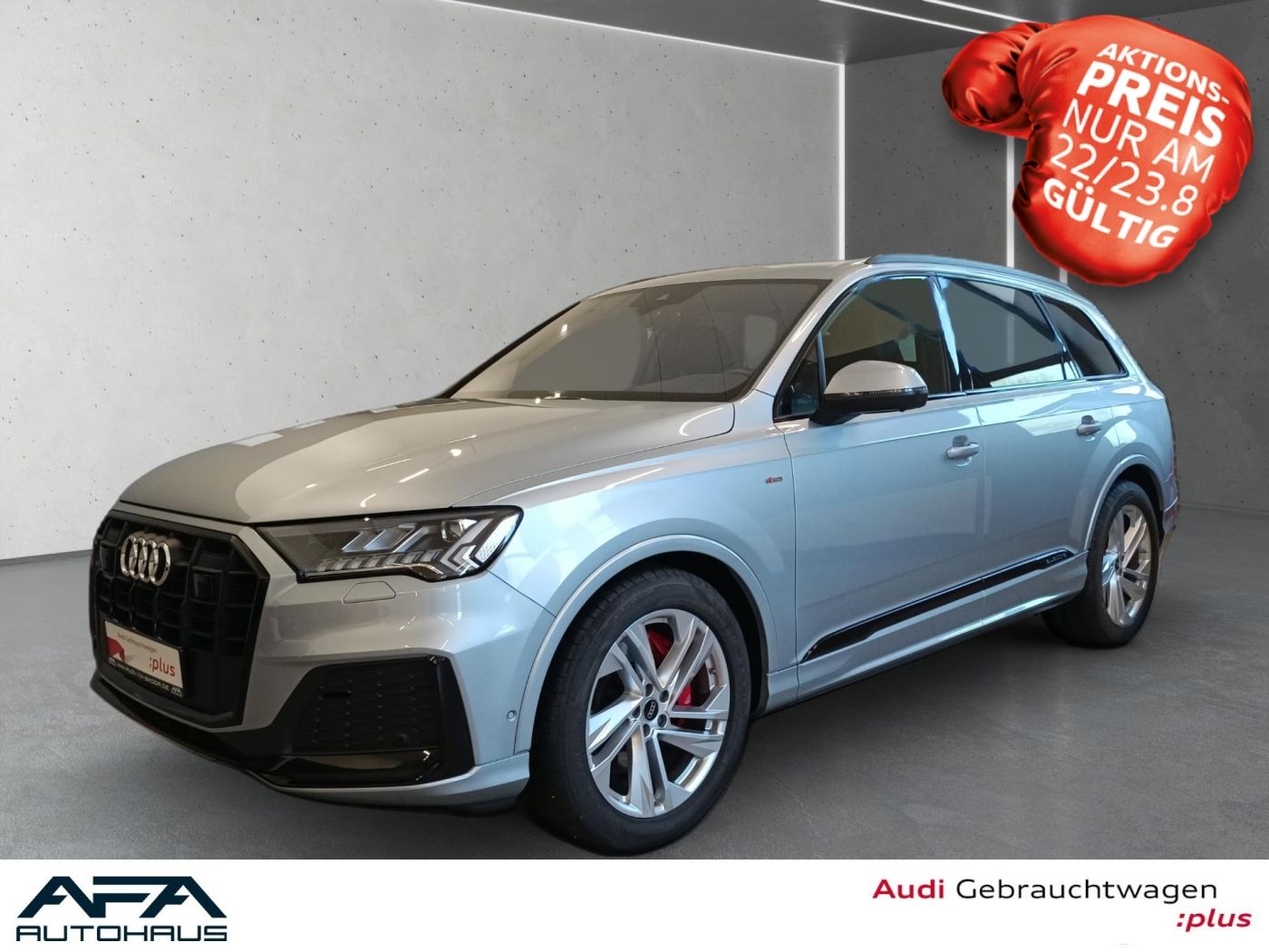 Audi Q7 50 TDI qu. tiptr. 2x S-Line*AHK*Matrix*7Sitze