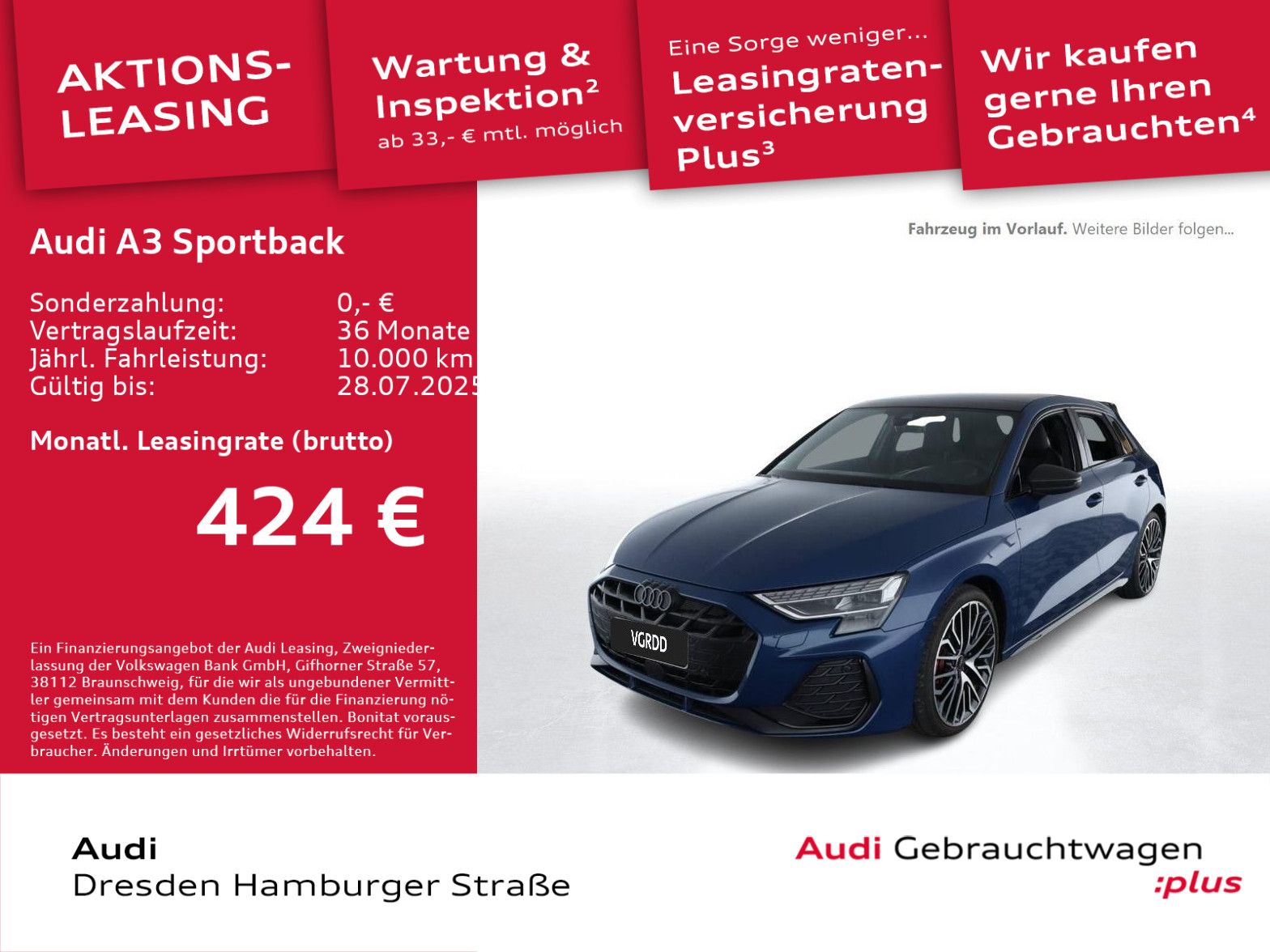 Audi A3 Sportback 35 TDI S line - Samsaru's Car Outlet