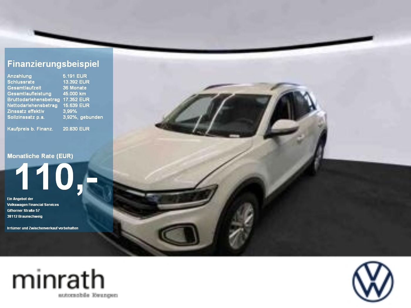 Volkswagen T-Roc 1.0 TSI Life - Samsaru's Car Outlet
