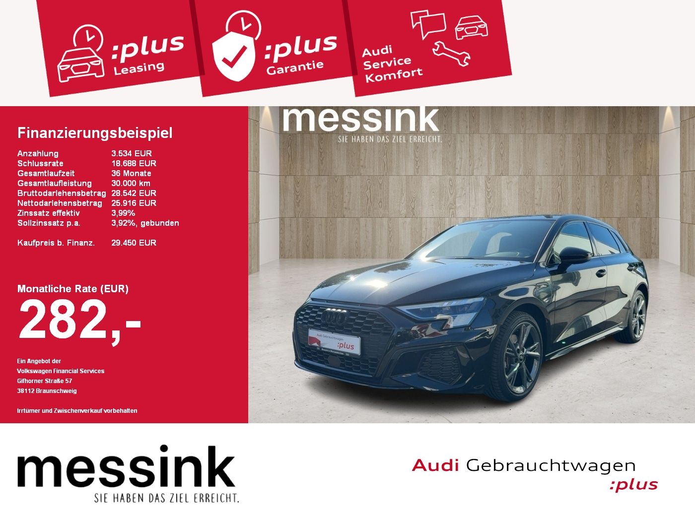 Audi A3 Sportback 40 TFSI e S-Line *Matrix*Navi*Virtu