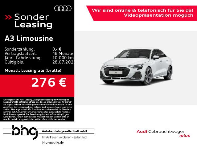 Audi A3 Limousine 30 TFSI S-tronic S-Line - Samsaru's Car Outlet