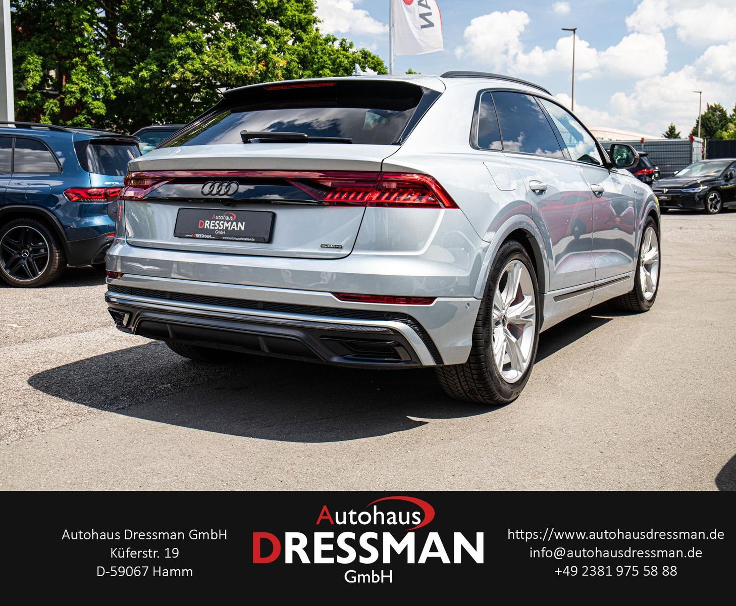 Audi Q8 55 TFSI S-Line MATRIX PANO B&O ACC STHZG HuD