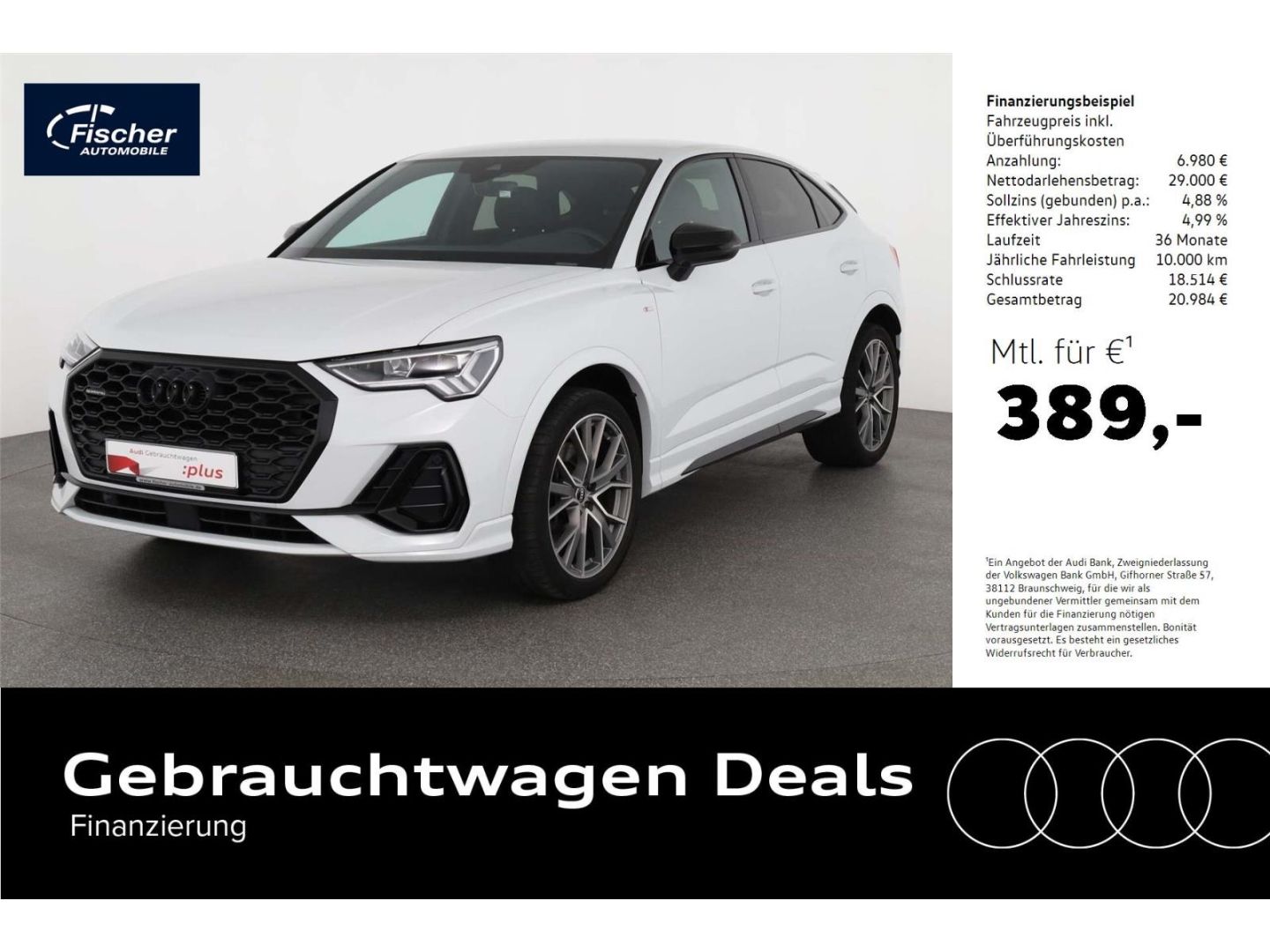 Audi Q3 Sportback 45 TFSI quattro - Samsaru's Car Outlet