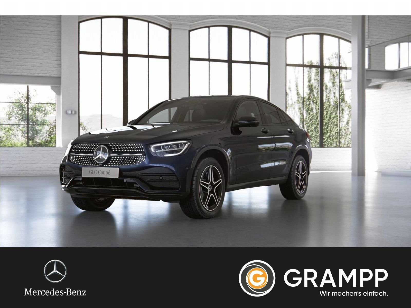 Mercedes-Benz GLC 300 de 4M Coupé AMG Fahrassi/Massage/AHK/LED