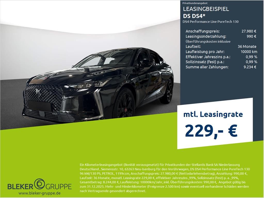 DS Automobiles DS4 Performance Line PureTech 130