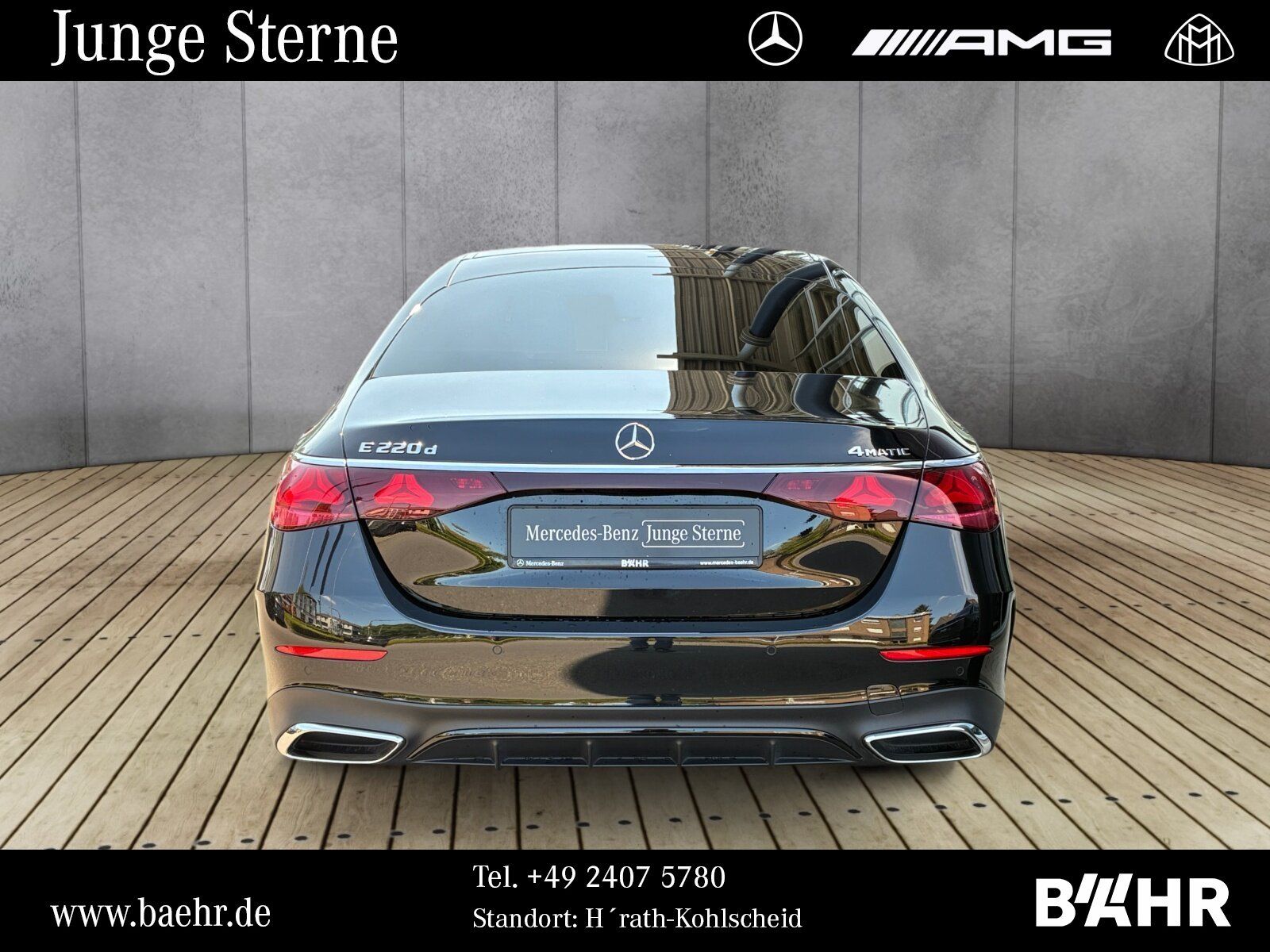 Mercedes-Benz E 220 d 4M AMG+Night/Distronic/Pano/360°/LMR-20"